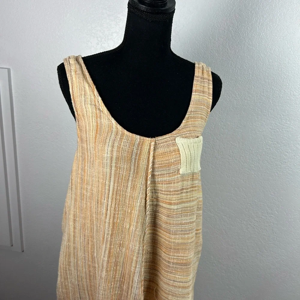 Cleo + Wolf Women's Yarn Die A-Line Mini Dress Sz S Sleeveless Cotton Bohemian